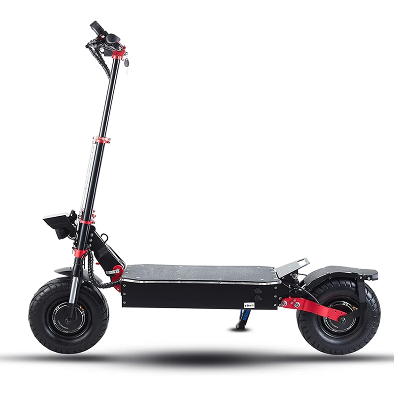 Fast electric scooter 5600W 2*2800W dual motor fat tire escooter hydraulic suspension Adults kick scooter with seat