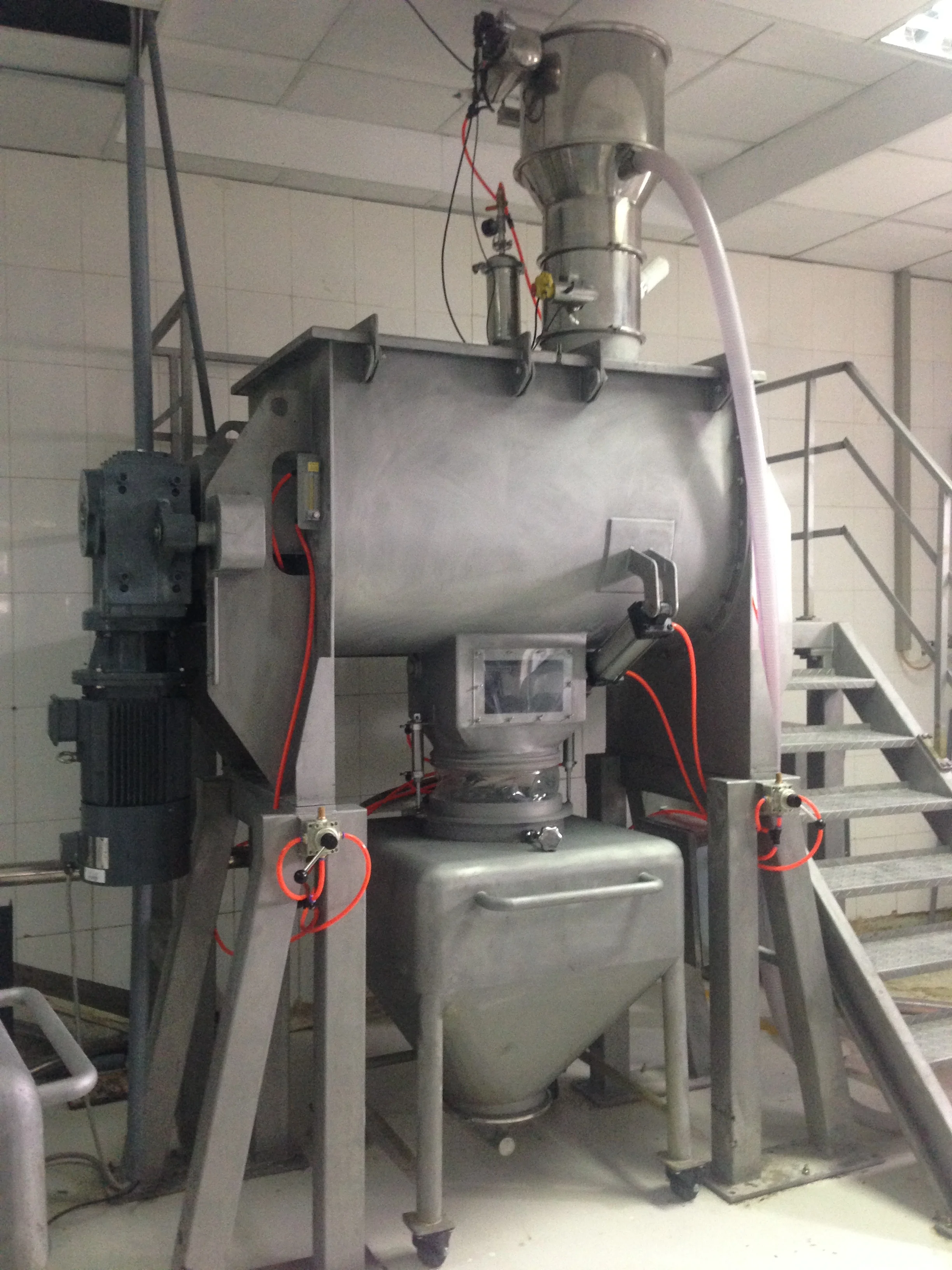 mixing machinery powder blender paddle mixer