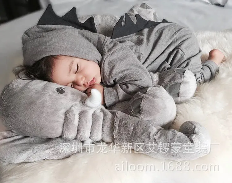 
Wholesales Baby Layette Set Infant Boy Girl Dinosaur Halloween Christmas Hooded Romper Baby Animal Bodysuit Halloween Costume 