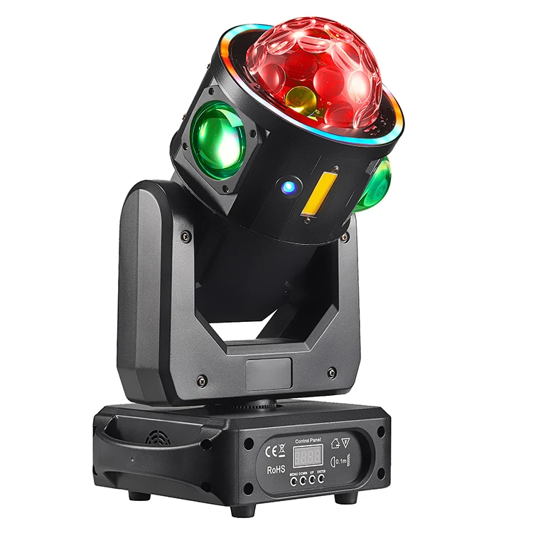 Party KTV 100W RGBW DMX Strobe Laser Effect Led Flying Star Hammer Light With Light Strip