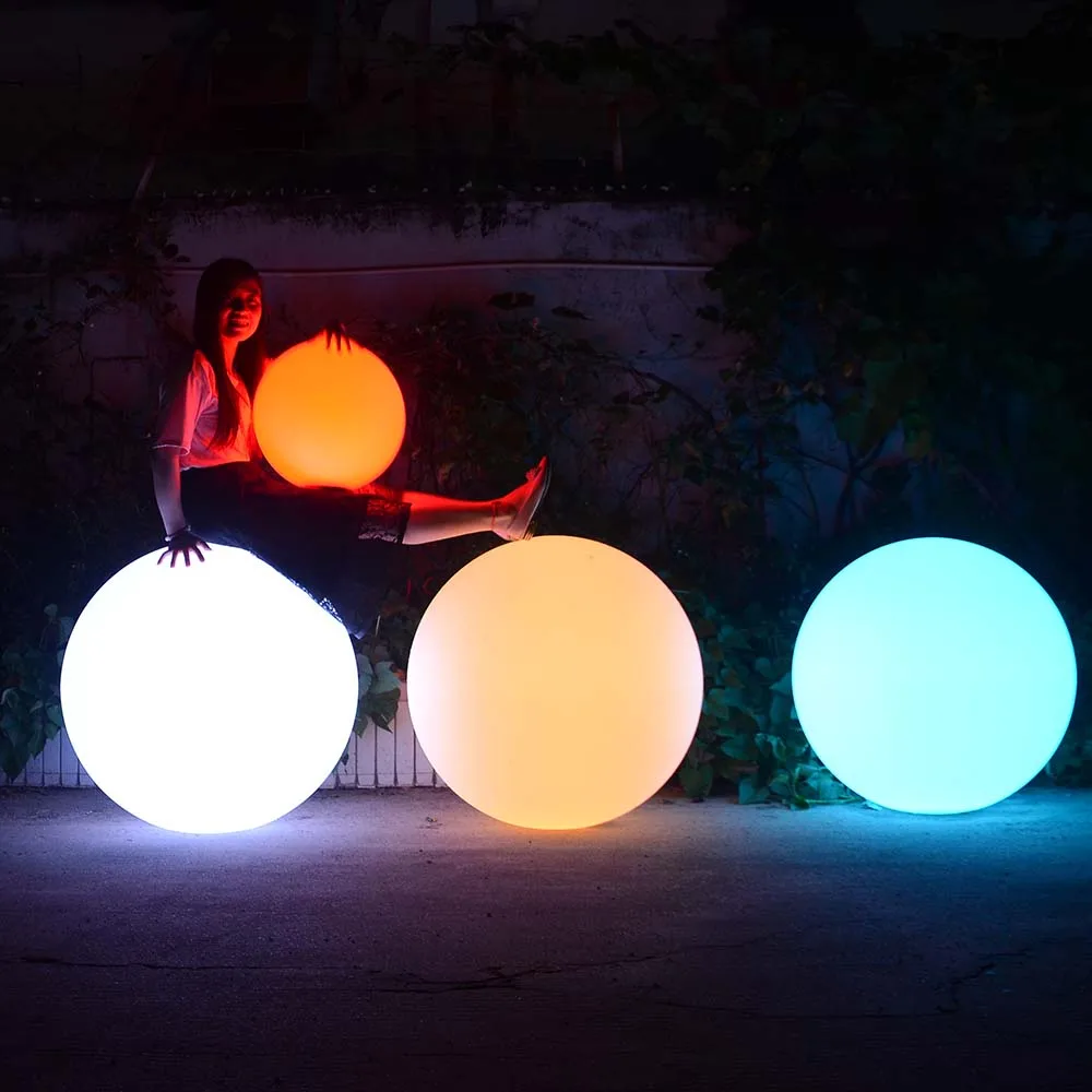 clear ball glob light 30cm / Outdoor garden glow waterproof ball led plastic solar floating pool ball light