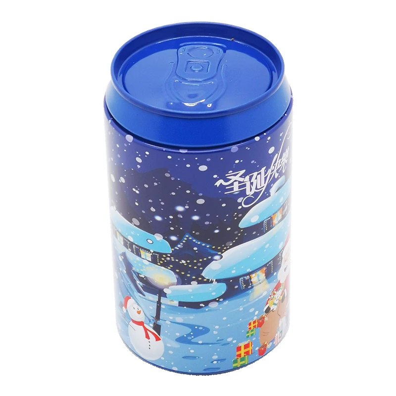 cloth packing tin cans cola shape metal can packaging for T-shirt/socks/underpants/briefs