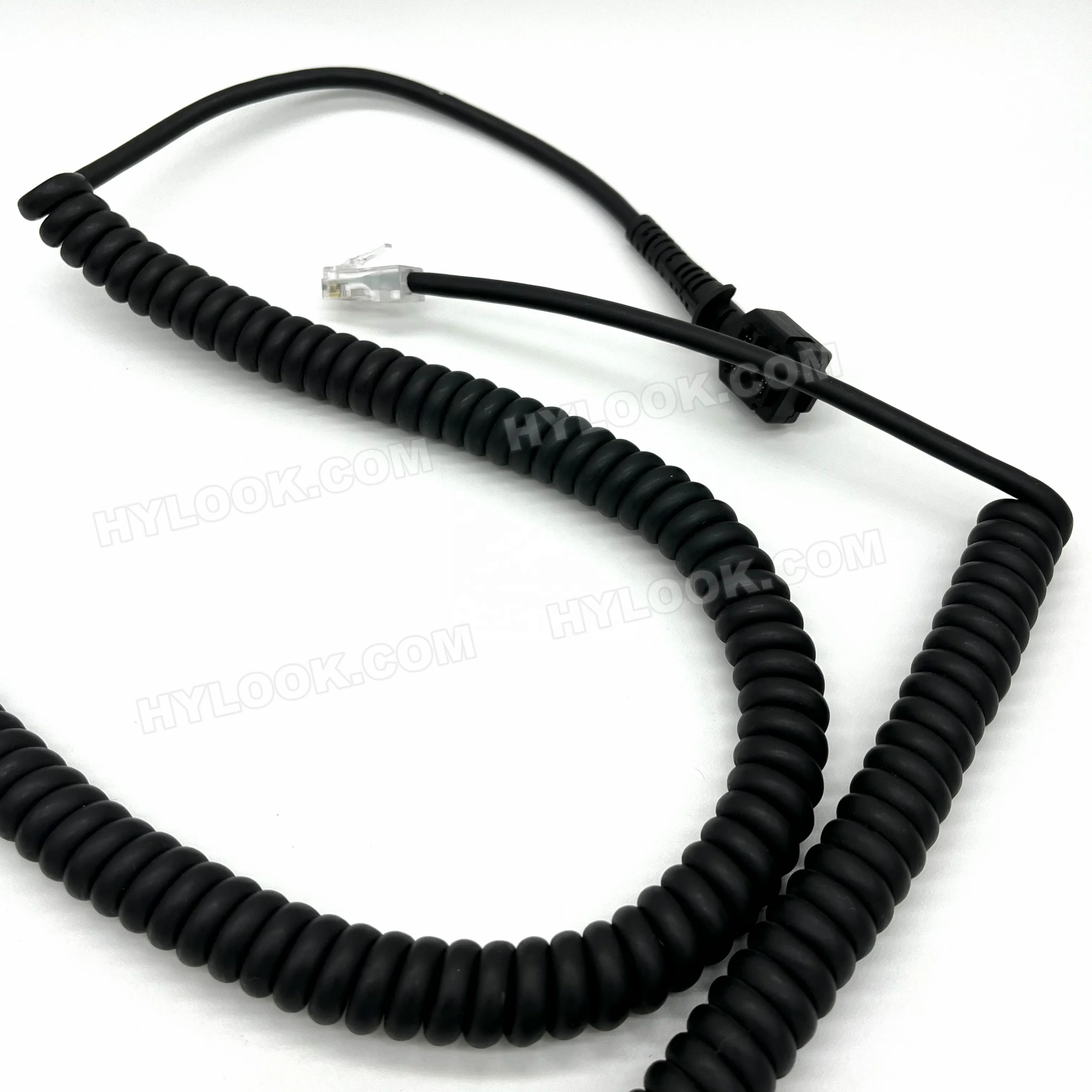 Vx805/Vx820 pinpad to Vx520 RJ45 6ft. LONG COILED cable CBL282-036-01-A