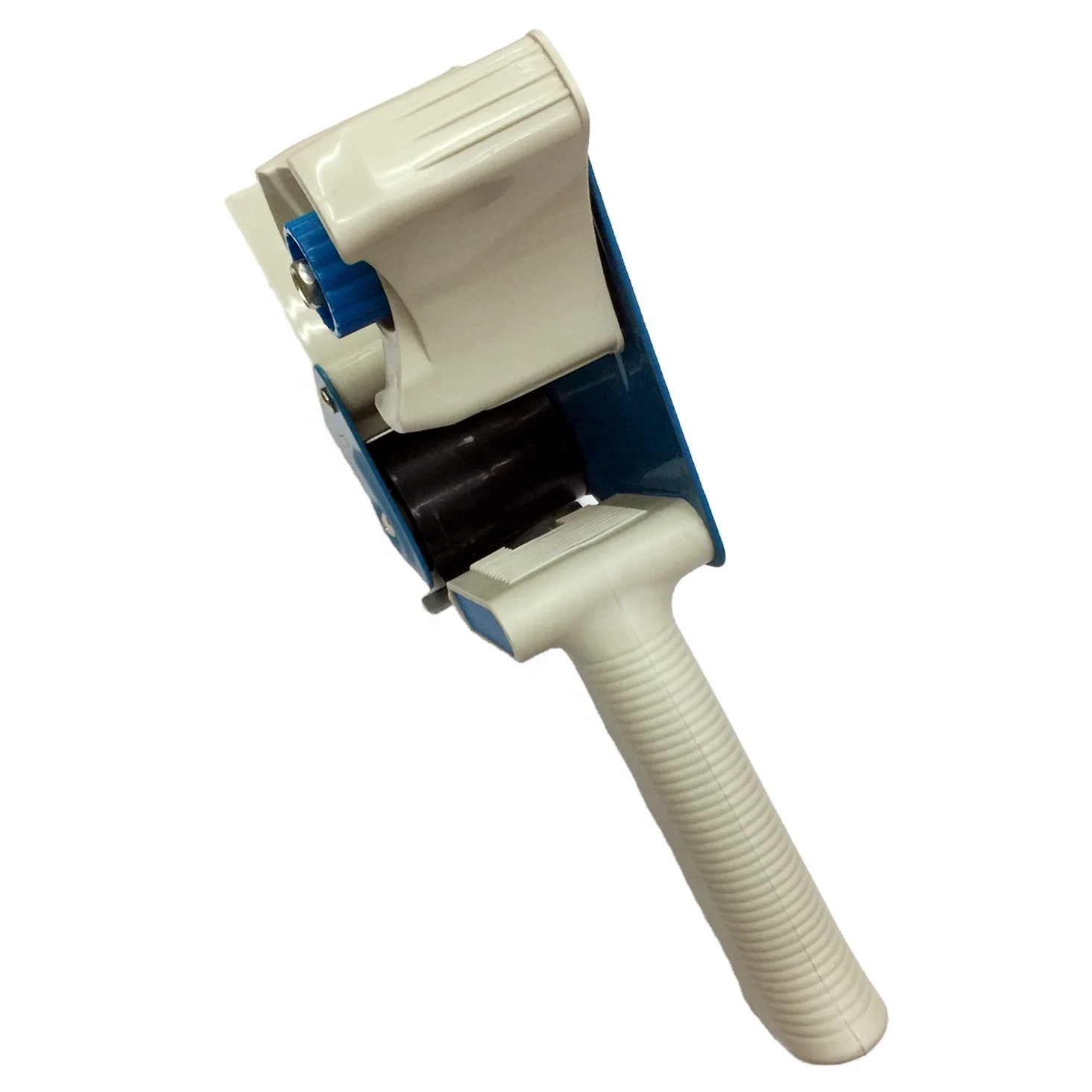 Лидер продаж Колумбия, сверхмощный диспенсер для пластиковой и металлической упаковочной ленты, большой размер, устройство для запечатывания картонных коробок, резак для клейкой ленты с ручкой