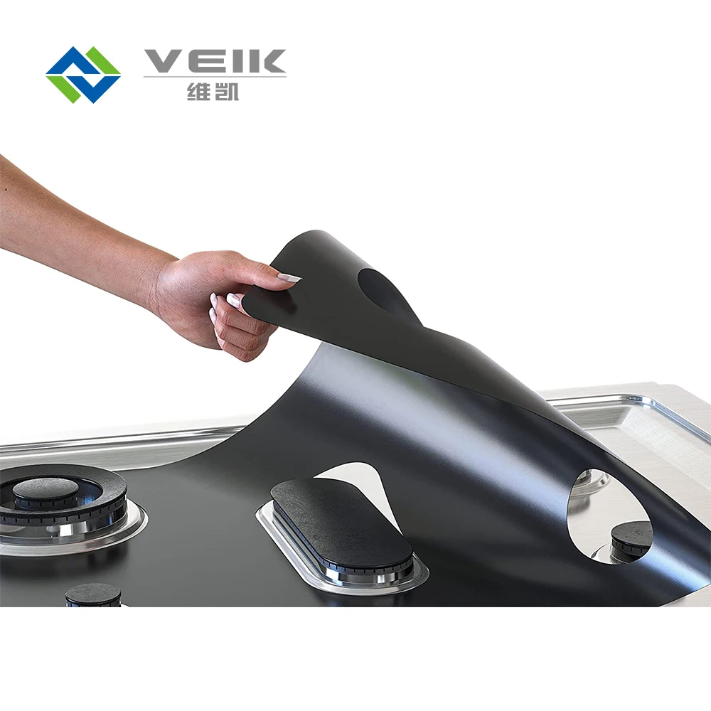 Non Stick Design Liner Can Be Customized PTFE Stove Gas protectors