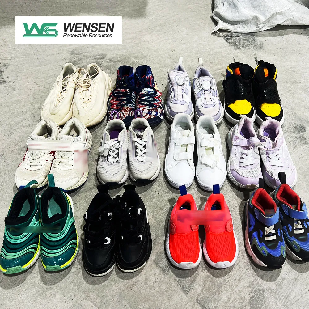 Factory Cheaper Wholesale Grade-A Used Sports Shoes Second Hand Brand Children Shoes Mixed Style In Bale