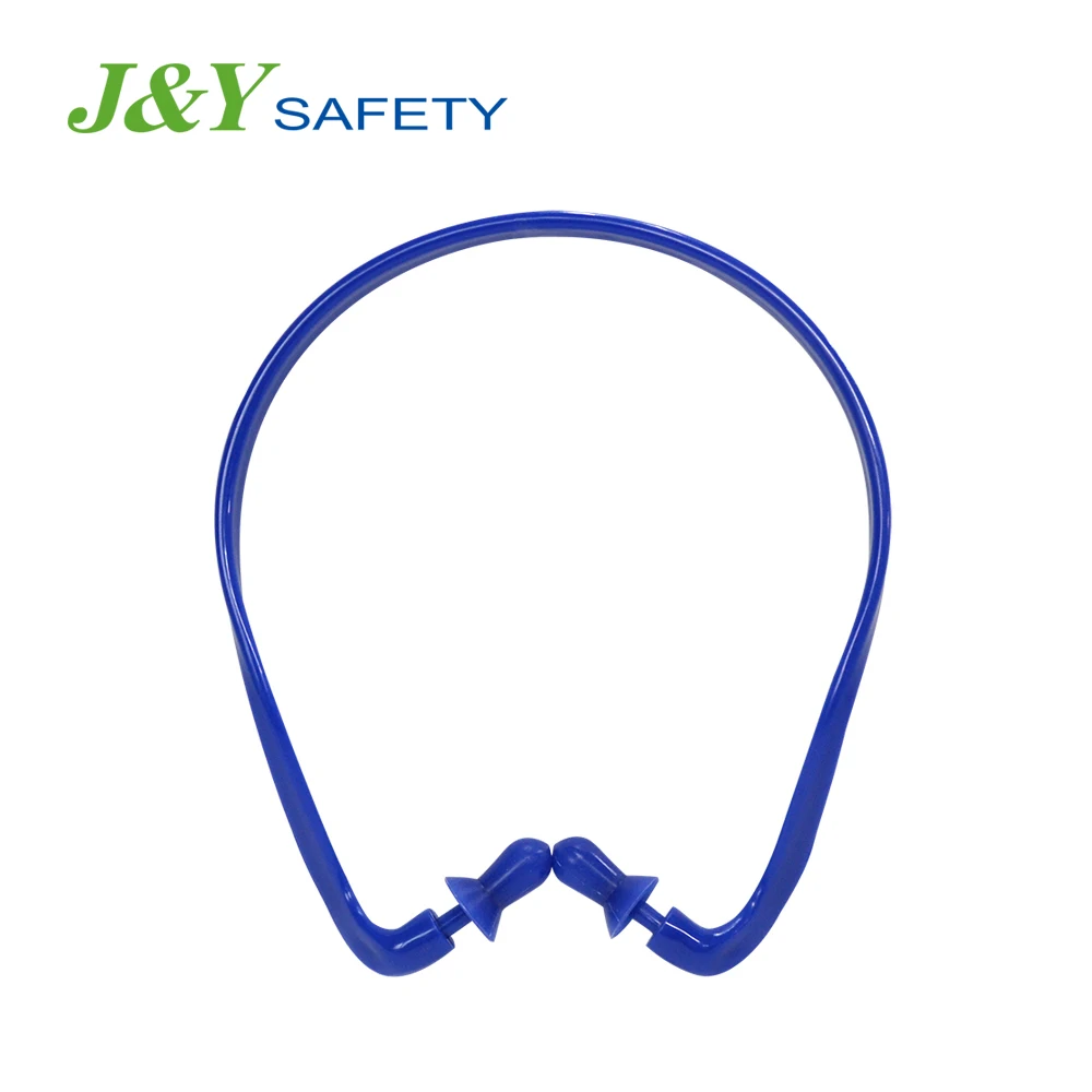 Lightweight Safety Noise Proof Reusable Hearing Protect Banded Earplug Silicone Ear Plug