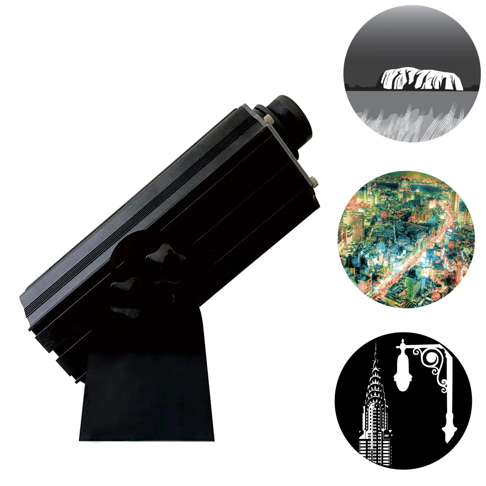 display advertising outdoor laser projector logo