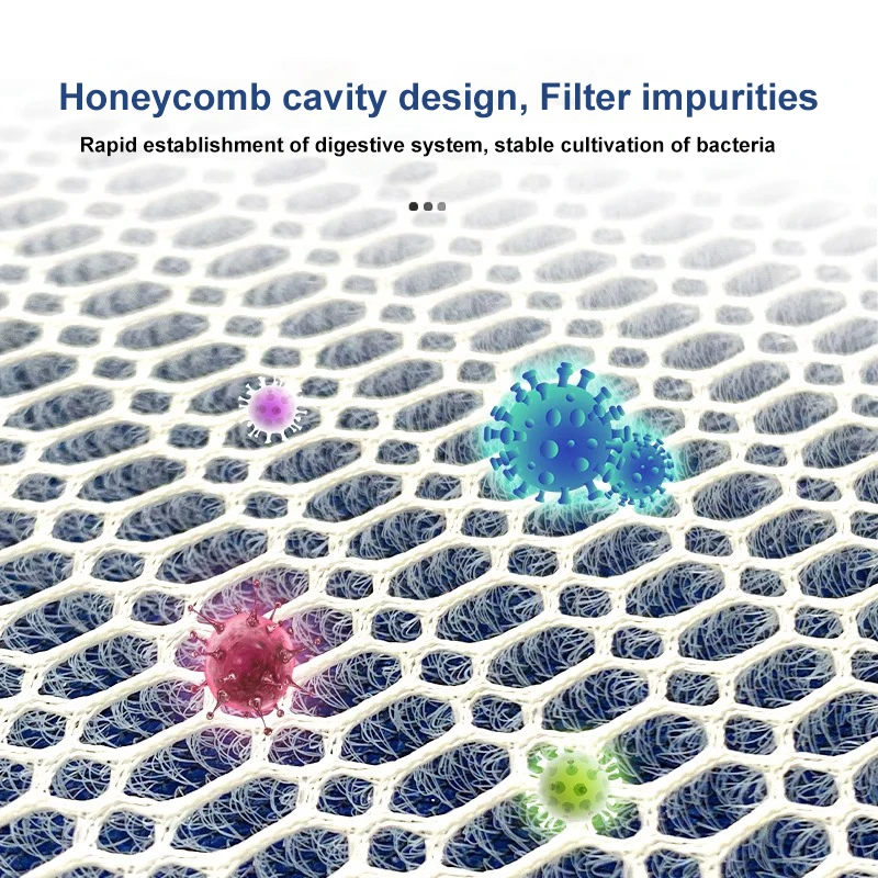 Fish tank filter cotton 8D water purification biochemical sponge 2cm thickness high density thickening filter special material