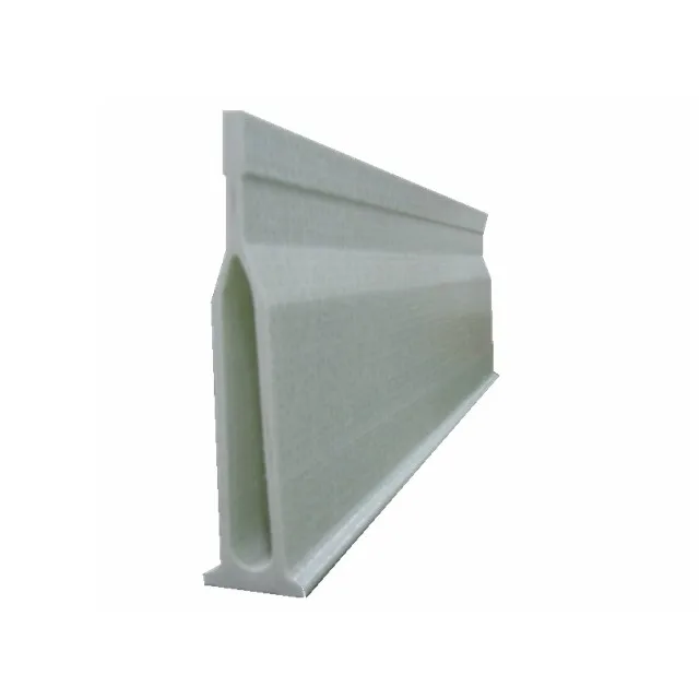 100mm hollow oval fiberglass frp reinforced plastic underprop support beam for pig floor