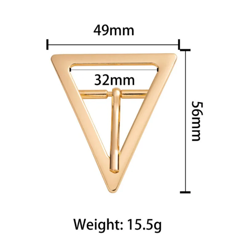 Metal Triangle Slide Side Buckle for Bag Accessories