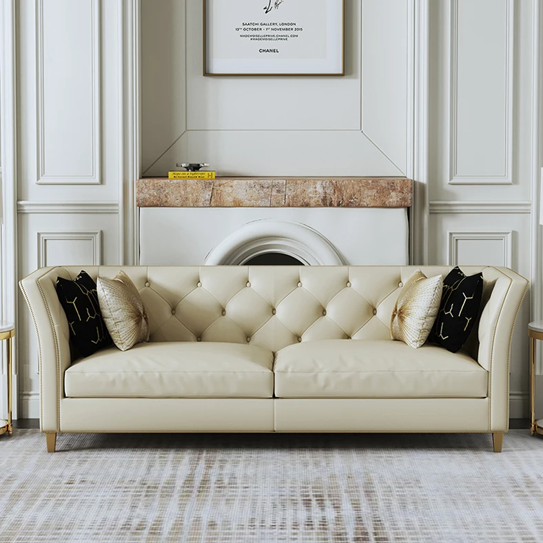 Wholesale Relaxer Sofa General Use Furniture Luxury Exclusive Faux Leather L Shape Sofas for Living Room