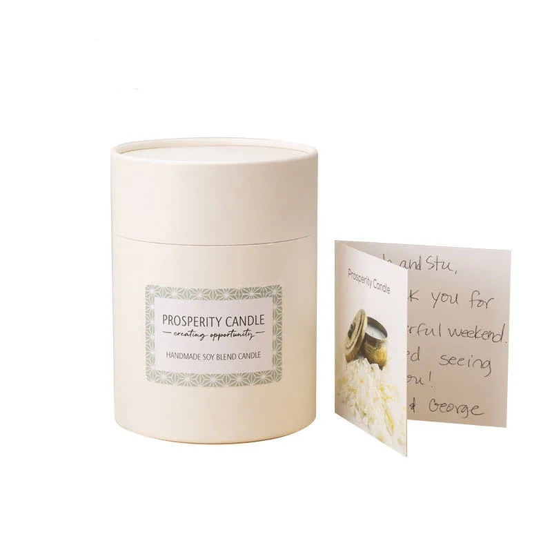 BESTSUN custom package print Logo private label color size luxury gift box cylinder paper carton cardboard for scented candle