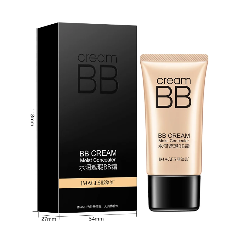 OEM IMAGES private label custom moisturizing natural white face BB cream for makeup foundation cream