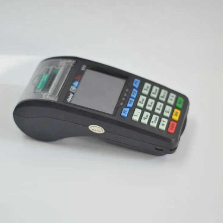 Портативный Pos-терминал NFC POS беспроводной мобильный терминал GPRS/3G EFT V71