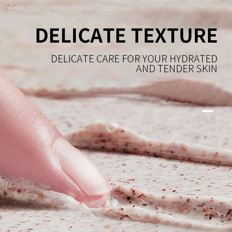 Private Label Natural Avocado Coconut Exfoliating Body Scrub And Face Whitening Body Scrub