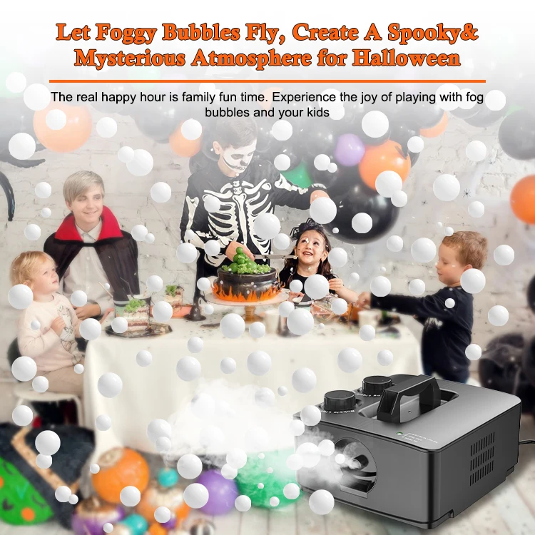 High quality Stage Atmosphere Equipment Professional 250w Smoke Fog Bubble Machine For Wedding Party Show
