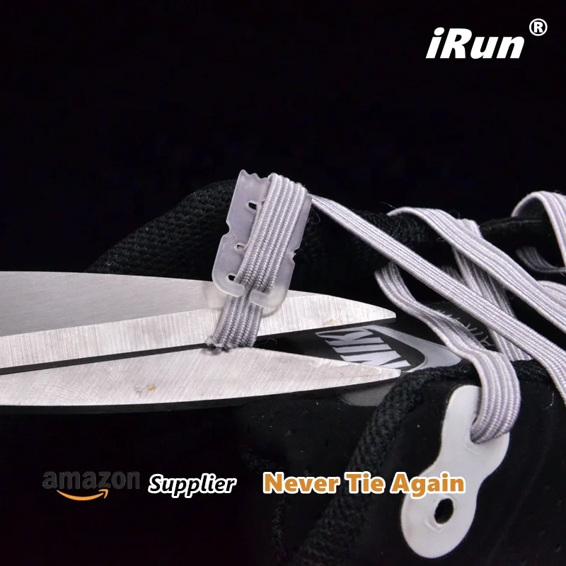  IRun нескользящие шнурки для бега рабочая обувь синие плоские эластичные шнурки-ленивые незавязанные с якорем-принимаем заказы на заказ