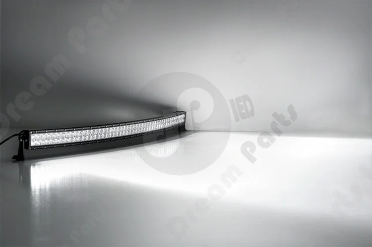 Best Budget Dual Row Super Bright Emergency Vehicle Led Light Bar 4x4 Accessories Off Road Led Curved Light Bar