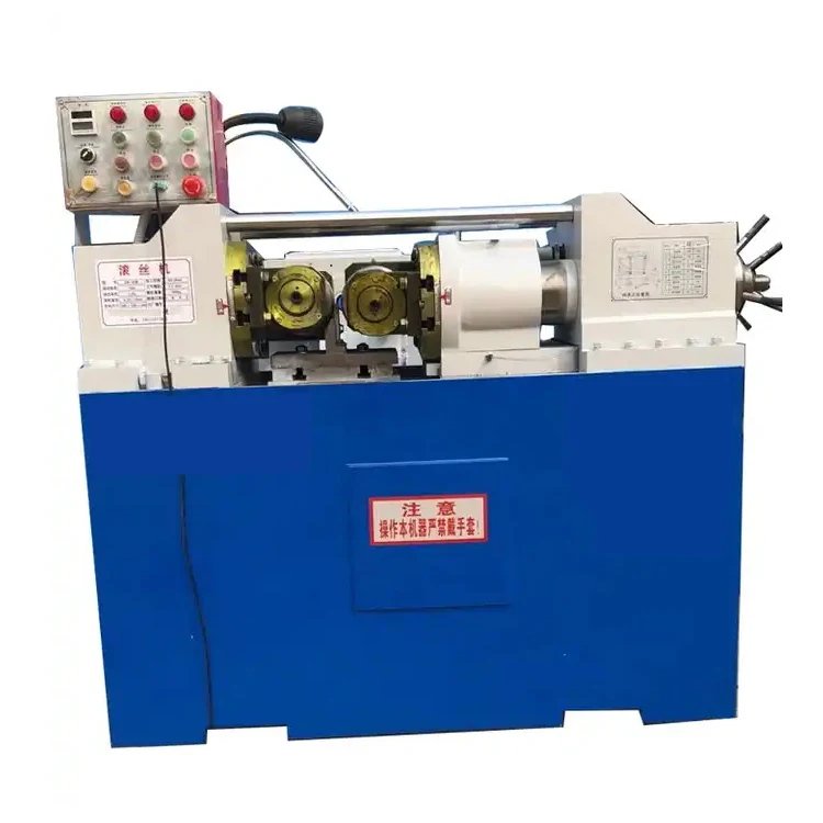 U bolt making ZC28-40 threading rod making machine / fully automatic thread rolling machine
