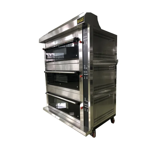 Factory direct lead the industry china custom cheap wholesale price 3 deck oven
