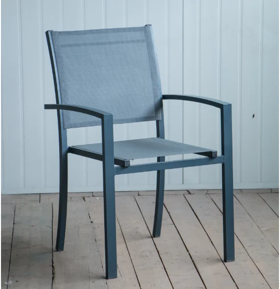 Outdoor Patio Garden Extension Dining aluminum Slatted garden table