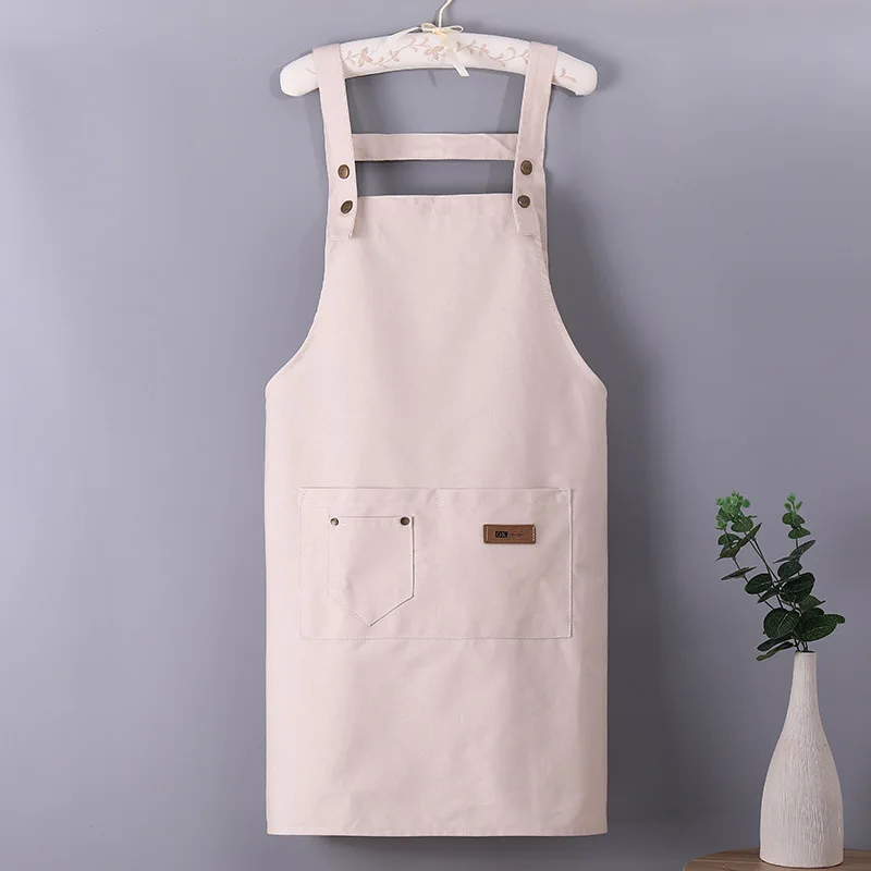 Custom adults cleaning heavy duty black pvc waterproof apron high quality advanced plastic kitchen apron