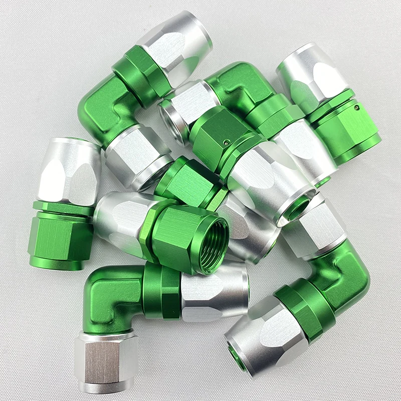 BJR Racing Parts Aluminum 90 Degree Fuel Oil AN6 Elbow Forged Fitting