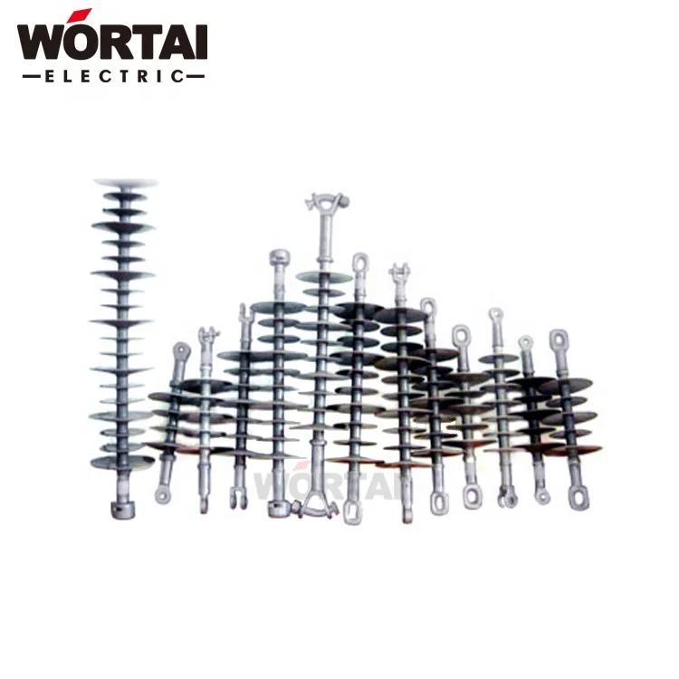 Композитный полимерный изолятор Wortai среднего напряжения высокого напряжения 10-750 кВ, подвесной изолятор