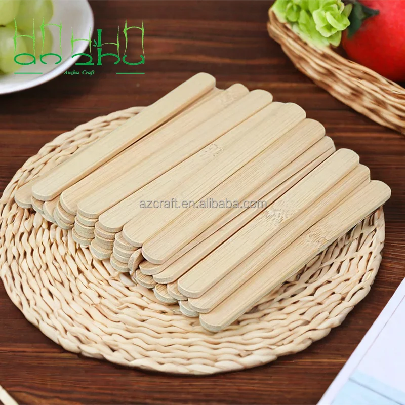 Оптовая Продажа Одноразовые экологически чистые деревянные палочки для мороженого с индивидуальным логотипом