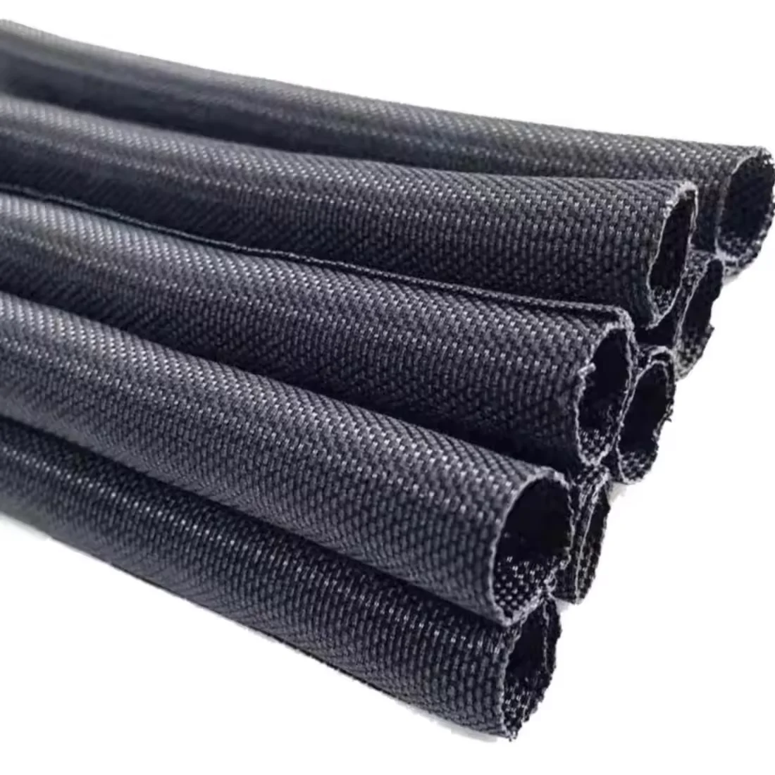 hot selling heat resistant flame resistant  Flexible PET Expandable Braided Mesh Tube For Wire Harness