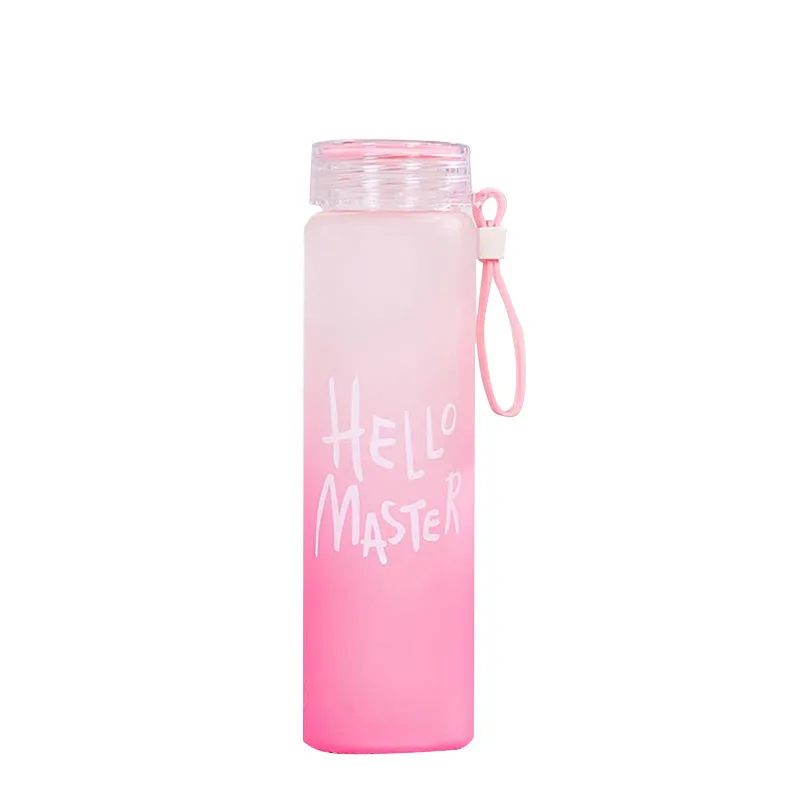 2022 Hot Selling Multi-color Travel Portable Juice Beverage Milk Glass Water Bottle
