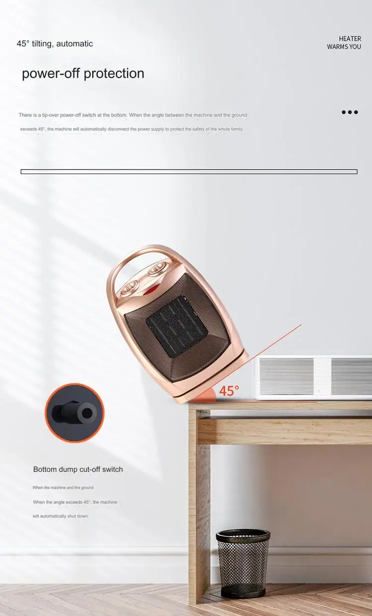 Heater household heater mini small electric heater speed heat small solar energy-saving circulation heating fan