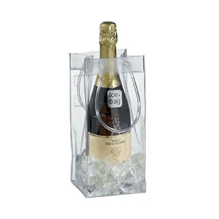 Пластиковая прозрачная Портативная сумка-холодильник из ПВХ с логотипом на заказ