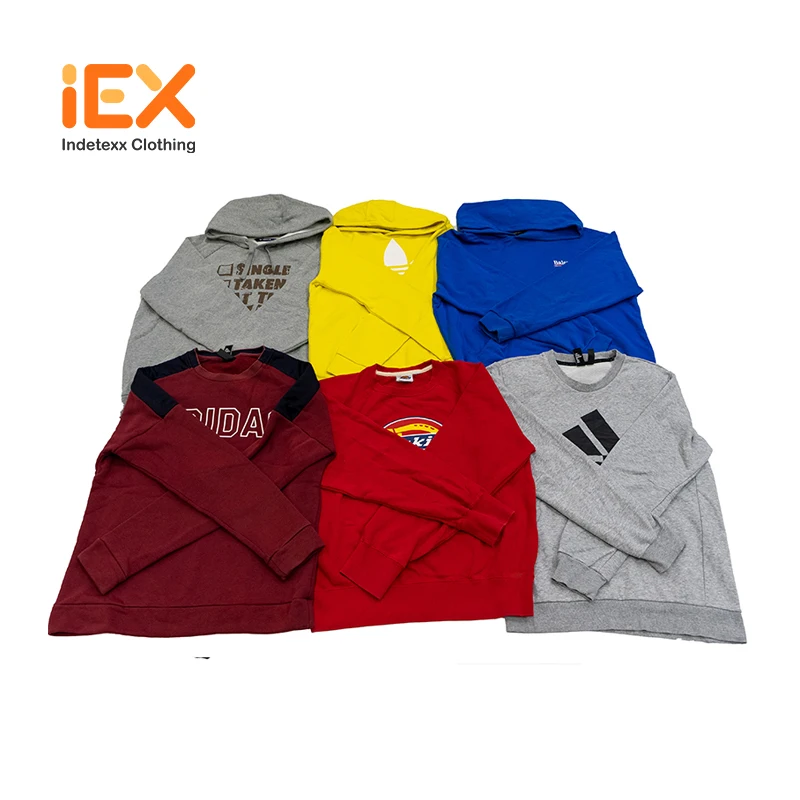 Premium Thrifted Hoodies Second Hand Branded Clothing Bales Used Clothes