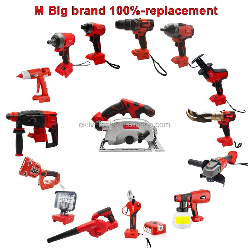 Full Toolbox Portable cordless drill set impact wrench angle grinder power drills Electric hammer drill combo power tools kits