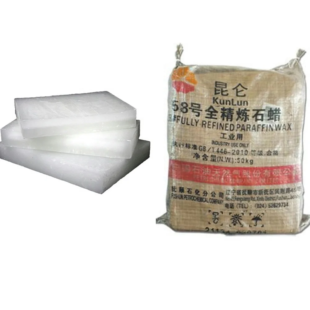 Fully Refined Paraffin Wax Fully Refined Bulk Paraffin Wax Used in Candle