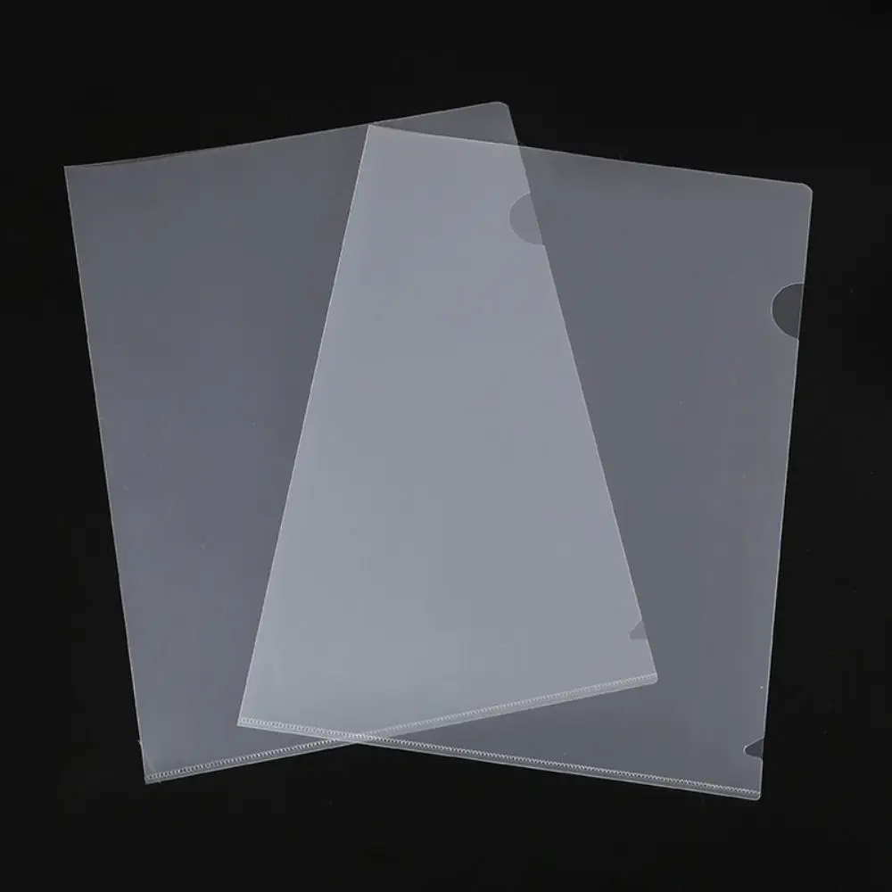 A4 Plastic File Folders Clear Project Pockets Documents Folders for Office School Fits