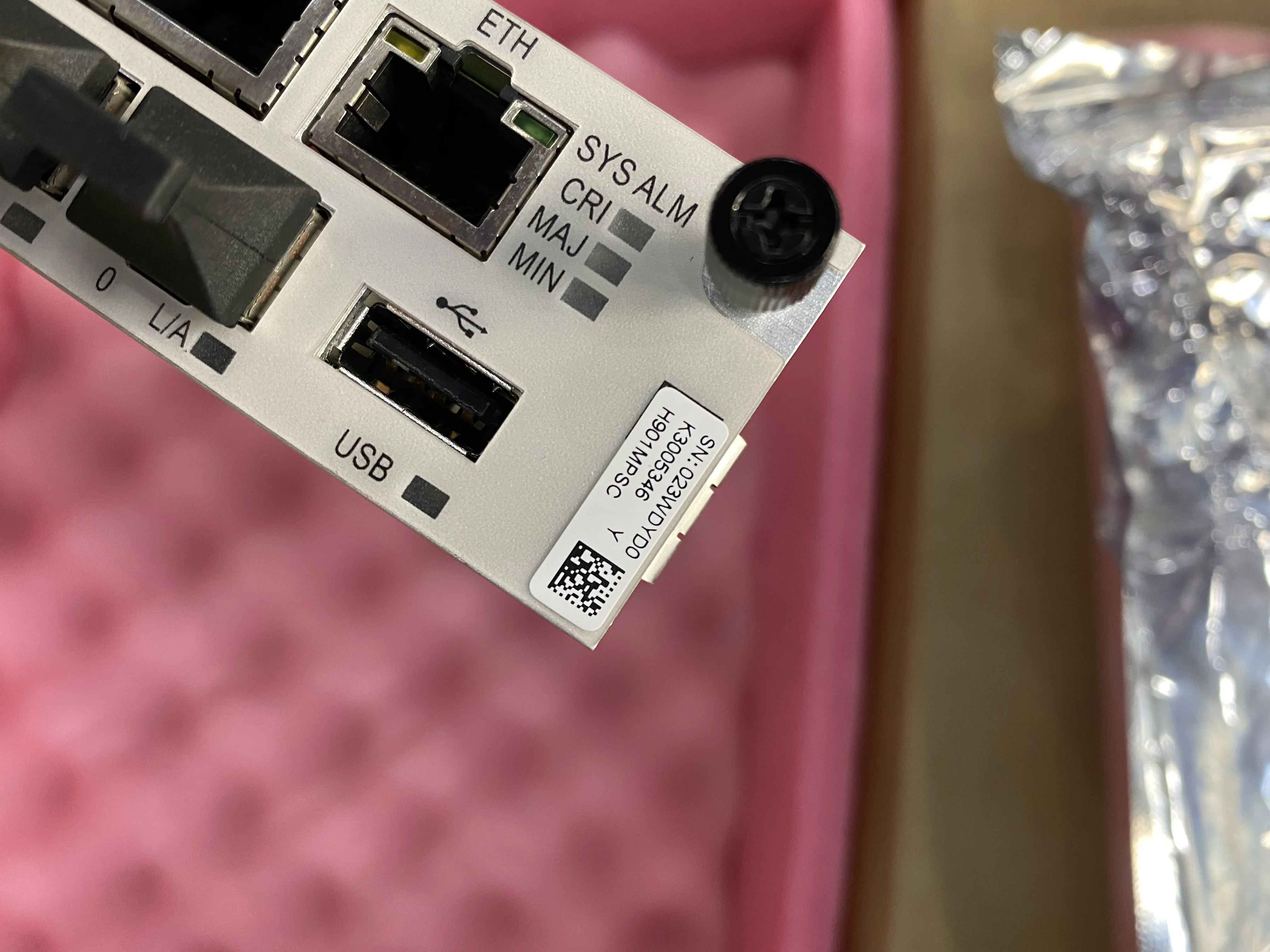 4 port 10GE/GE uplink main control board H901MPSC for Huawei MA5800X2 Fiber optic equipment