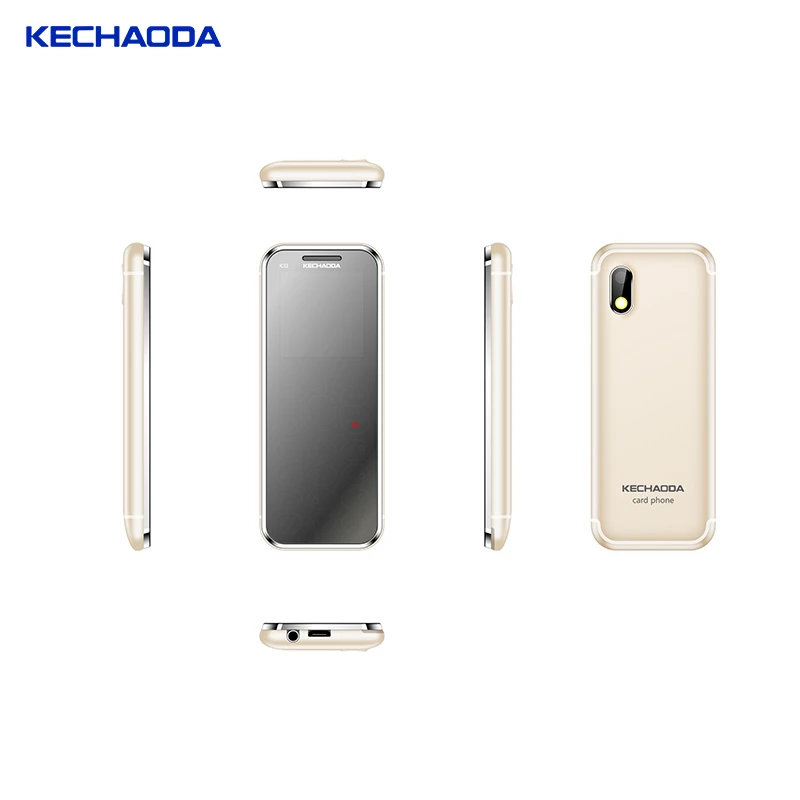 Небольшие разблокированные сотовые телефоны KECHAODA K33 с 2 sim-картами