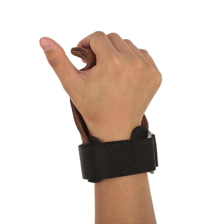 
Lifting Grips PRO Weight Gloves Best Heavy Duty Straps to Power Hooks Deadlifts Adjustable Neoprene Padded Wrist Wrap 