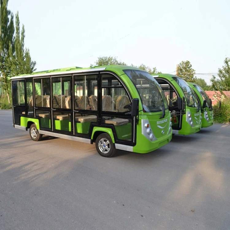 Дешевая цена 8-23seats солнечная панель Зарядка Электрический экскурсионный автобус для