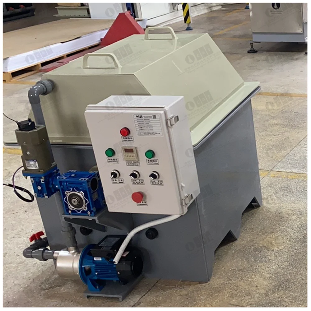 CATAQUA Cabinet Type Drum Filter Koi Pond Rotary Drum Filter Mini for Ras Aquaculture Fish Farming