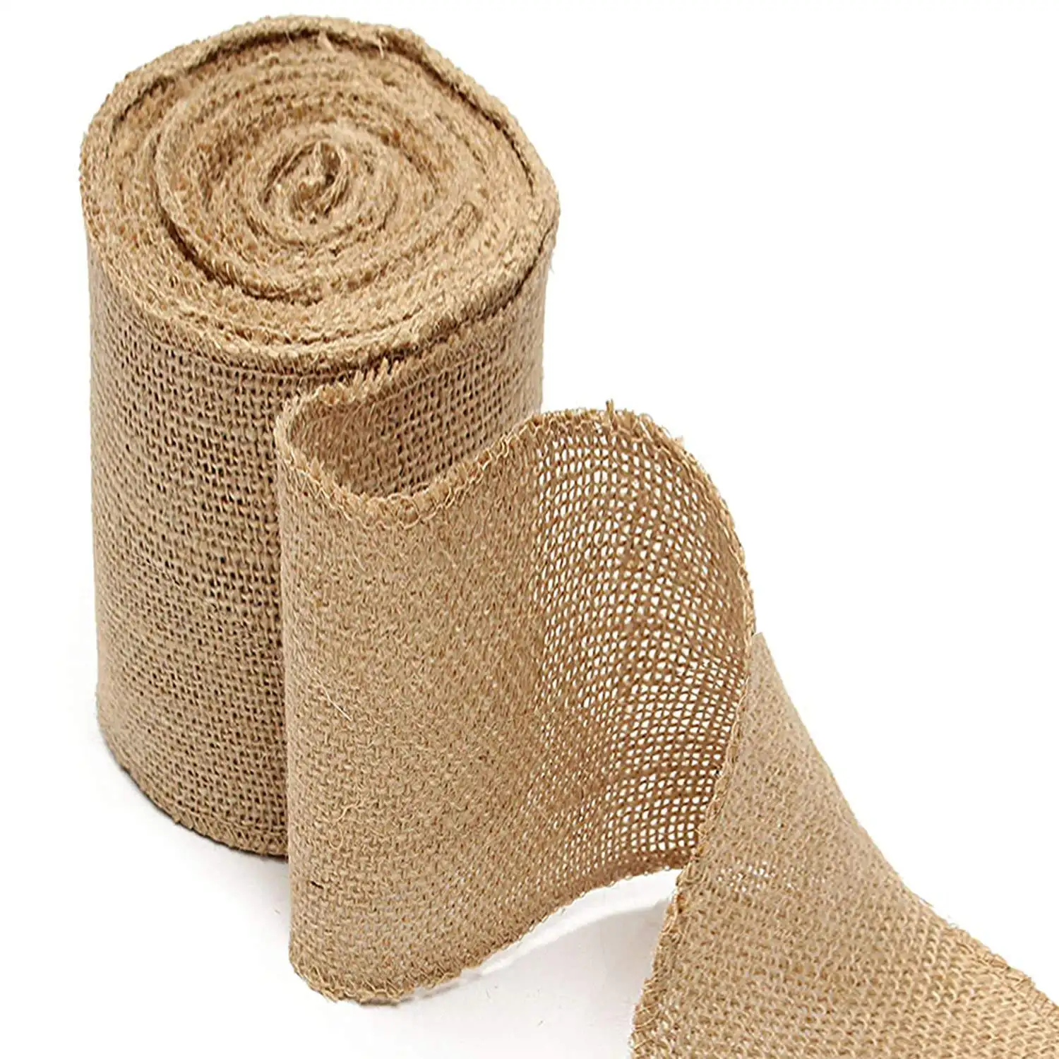 JIAHE Wholesale Eco Friendly Jute Fabric Made in China Natural Jute Hemp Burlap for Artwork DIY
