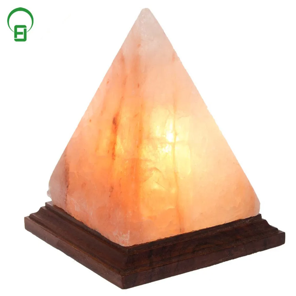 pink crafted cube square himalaya rock salt lamp