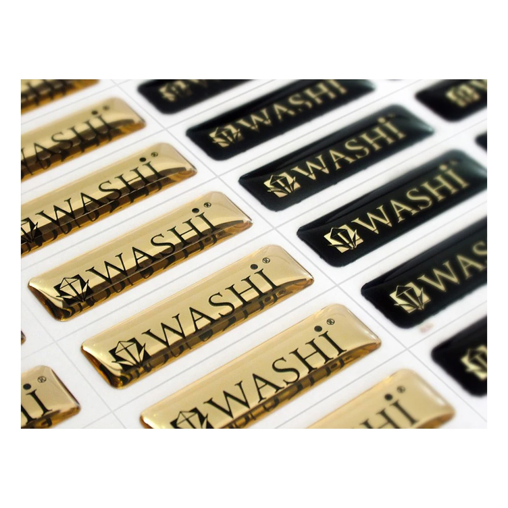 Custom Plastic Printing Custom 3d  Gel Clear Epoxy Resin Sticker Dome Epoxy Sticker Label Machine