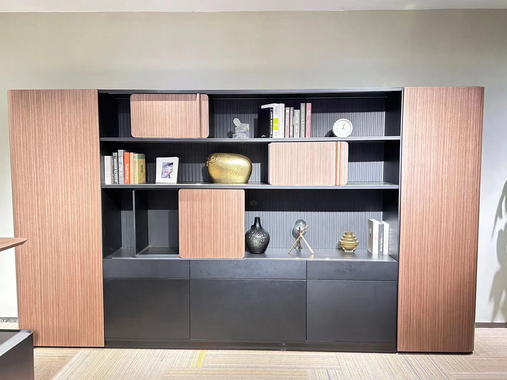 new design modern furniture  office wood file cabinet executive office room