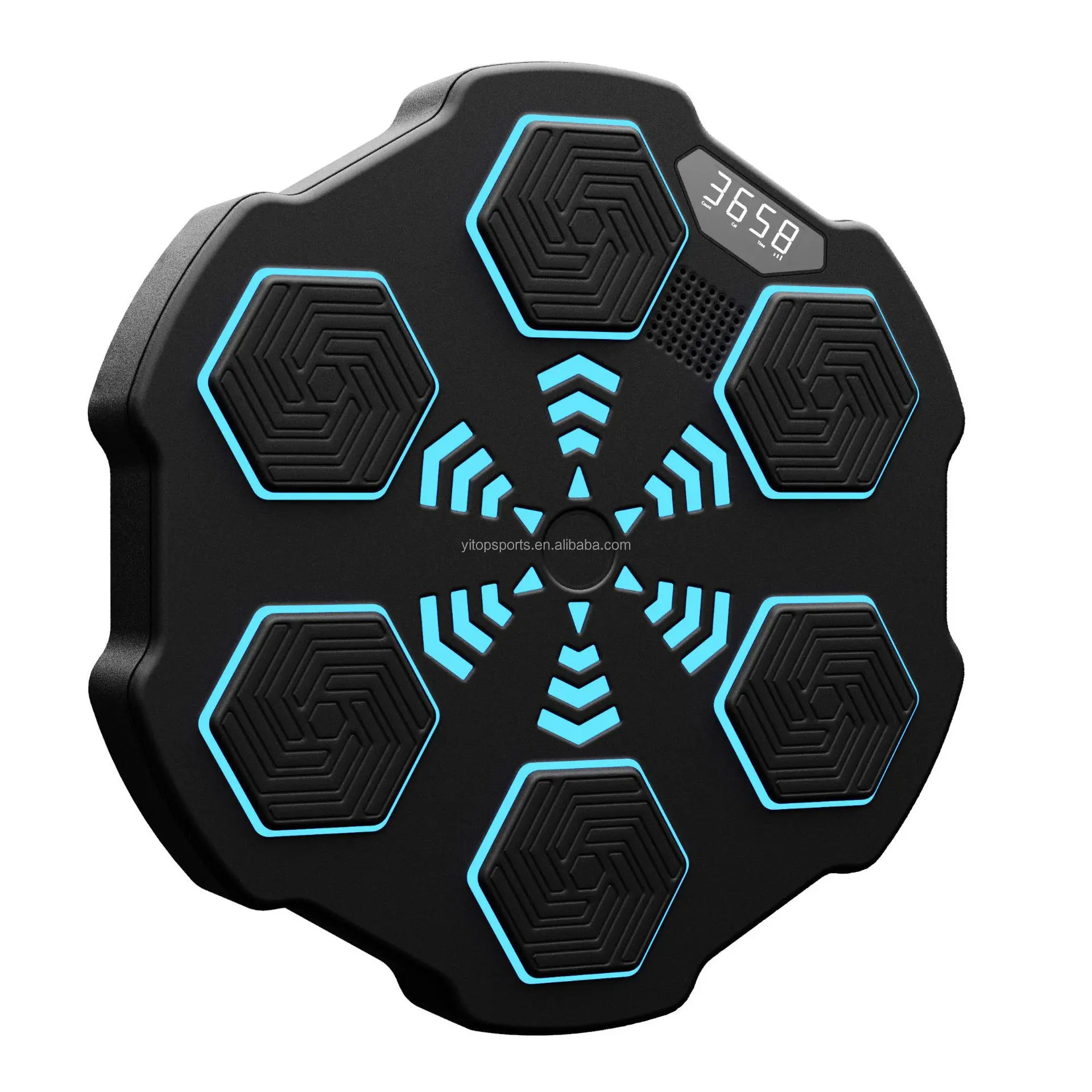 Upgrade Digital Display Music Boxing Machine Reaction Training Equipment Intelligent Bluetooth Wall Target Counting
