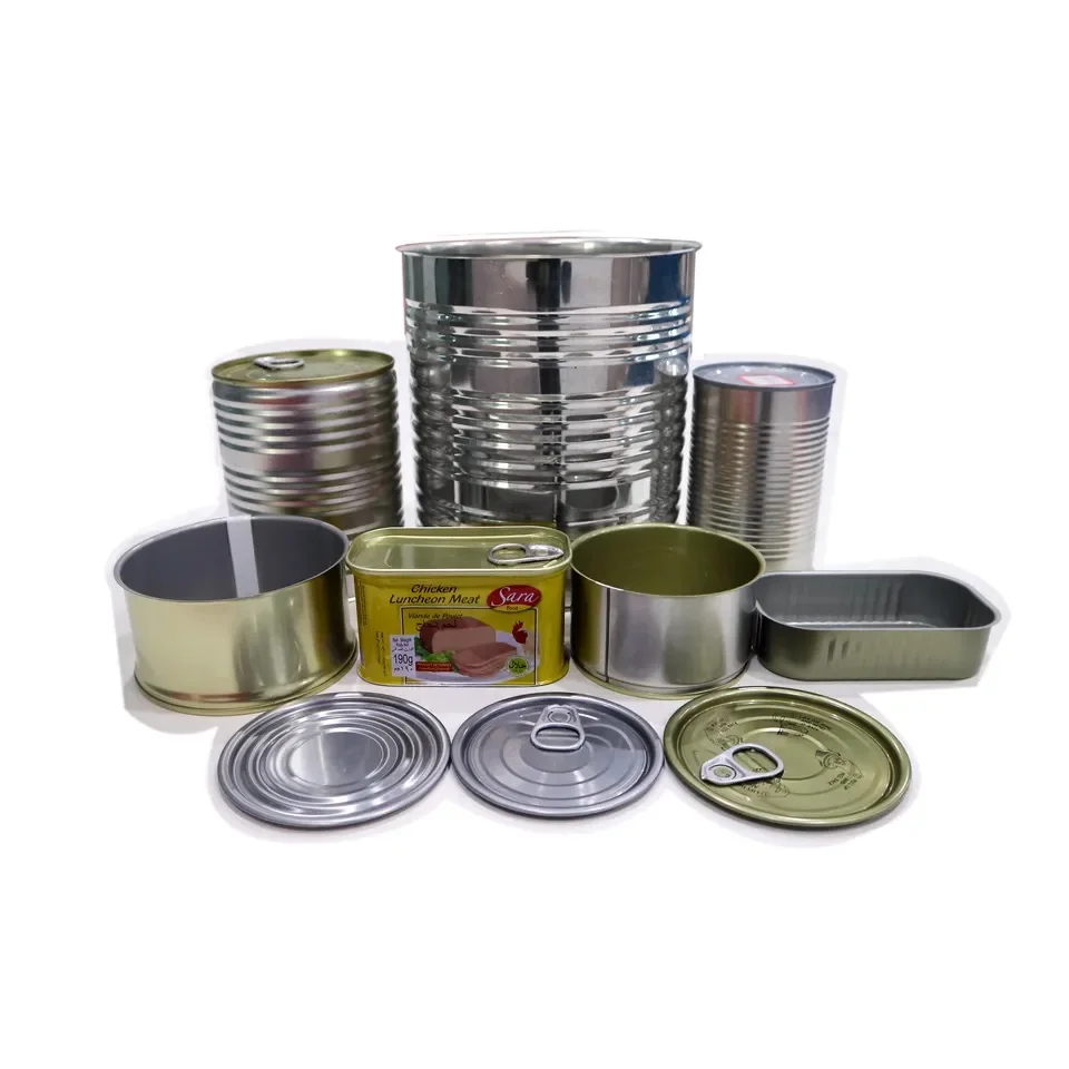 Wholesale Price Metal Cans  for Food Canning Tuna Sardine Packaging Food Grade Tin Can