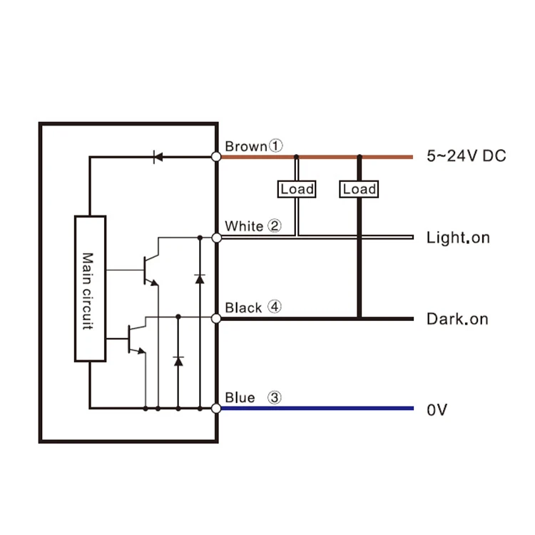 Sense Slot Type Transducer SR-204NA-W